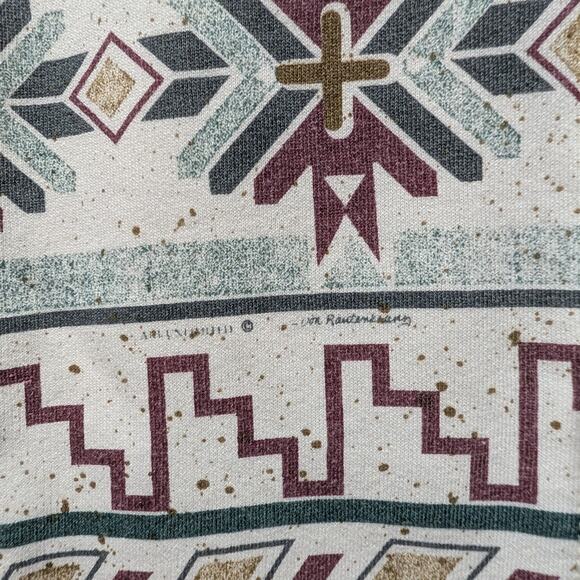 90s Winter Snowflake Granny Cardigan Sweater - Picture 4 of 6